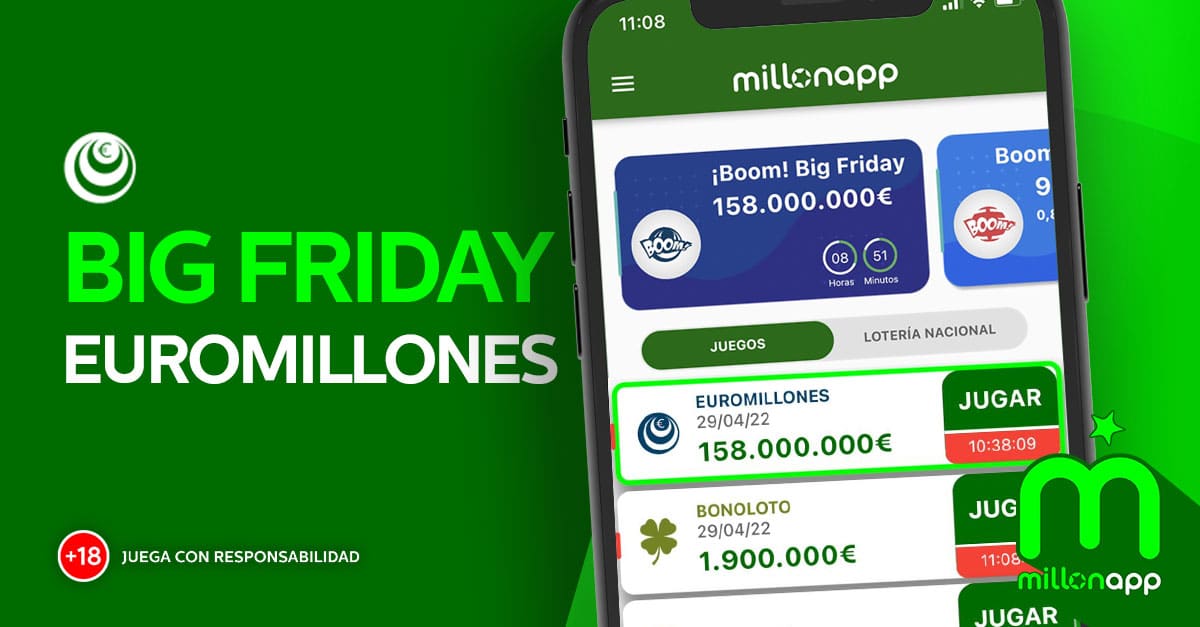 Qué es el Big Friday de Euromillones